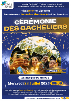 Bachelier 2025 : Viens fêter ton diplôme !