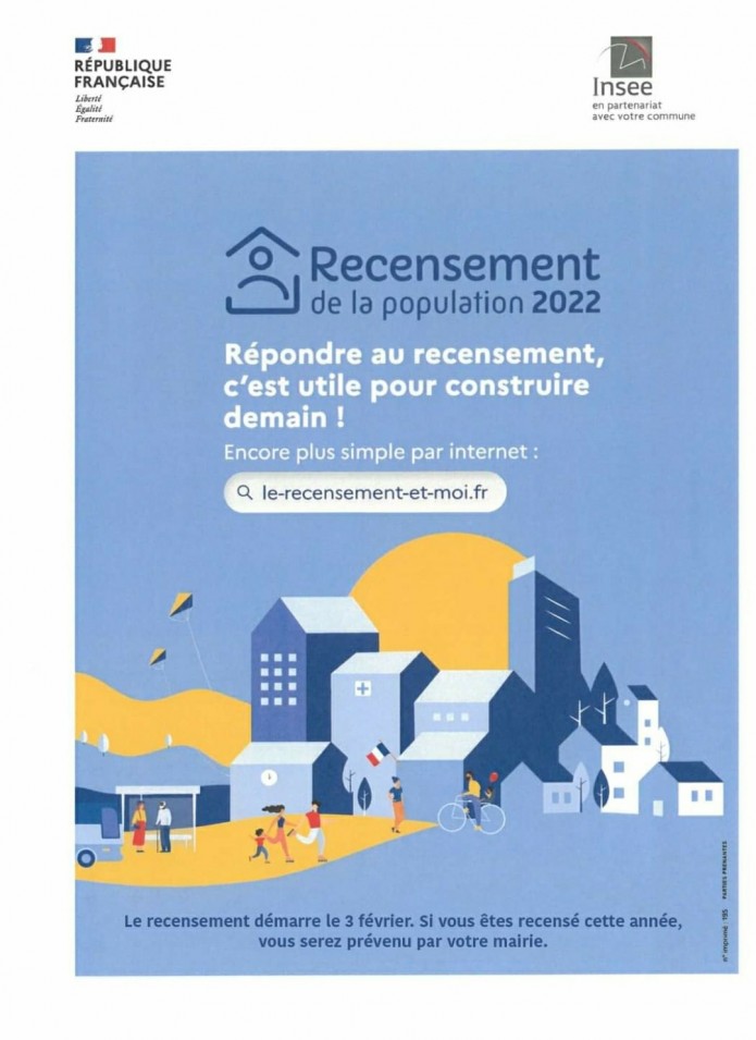 Recensement en ligne de l'INSEE