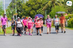 Marche rose et ateliers de sensibilisation à Sainte-Anne