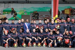 14 juillet - Revue des troupes du centre de secours de St-Benoît