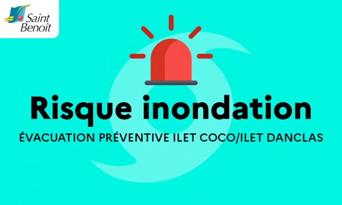 Cyclone GARANCE - Évacuation préventive de l’ilet Coco et l’ilet Danclas à Saint-Benoît