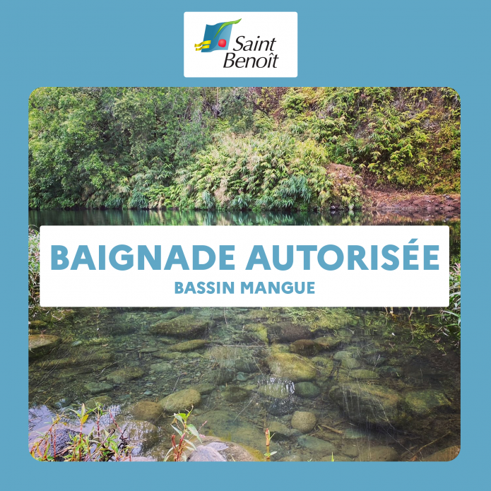 Baignade à nouveau autorisée à Bassin Mangue !