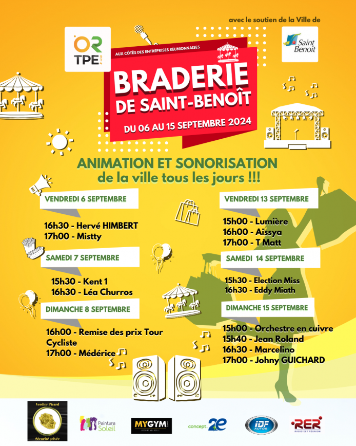 Programme de la braderie commerciale