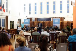 Réception des familles bénéficiaires de l'aide post-cyclone Garance