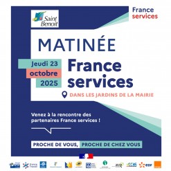 Portes ouvertes de France Services à St-Benoît le jeudi 23 octobre