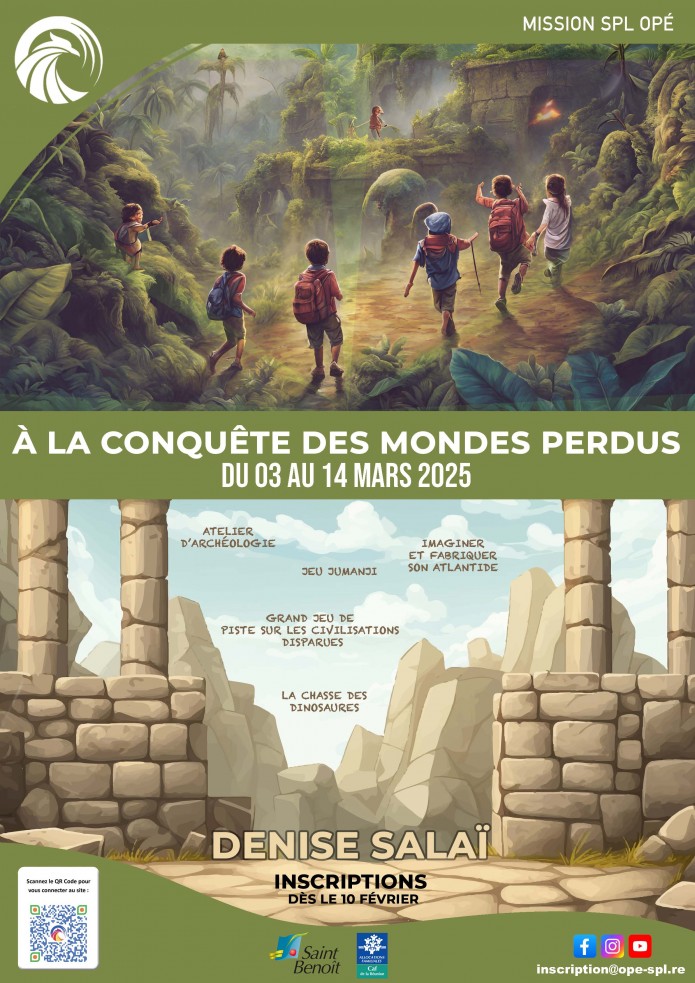 Vacances Mars 2025 : Ouverture des inscriptions à Denise Salaï